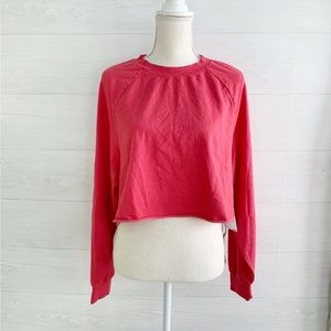 NWT Nordstrom Red Crop Top Sweater in Size XS by Treasure & Bond